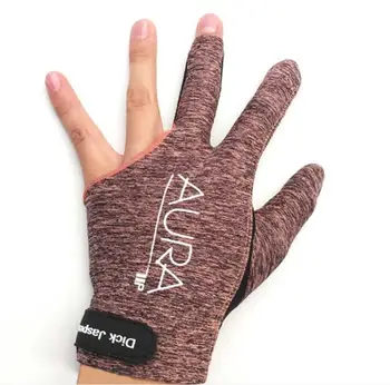 

High Quality Three Fingers Billiard Pool Glove Left Hand Red Blue Grey Color Snooker Accessories 2019