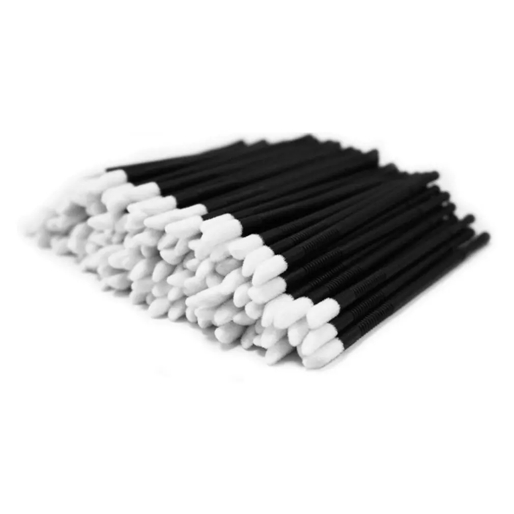

100pcs/pack Disposable Makeup Lip Brushes Lipstick Brush Pen Gloss Wands Individual Applicator makeup tools new