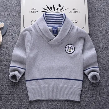 

Cardigan Sweater for Children 2019 Casual Brand Design Lapel Pullover Baby Boy Kids Clothes Infant Sweaters 2-7Y Toddler Top