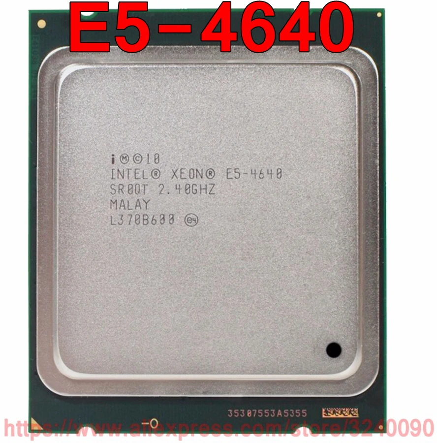 Процессор Intel ЦП Xeon E5-4640 SR0QT 2 4 ГГц 8-ядерный 20M LGA2011 E5 4640 Бесплатная доставка Быстрая