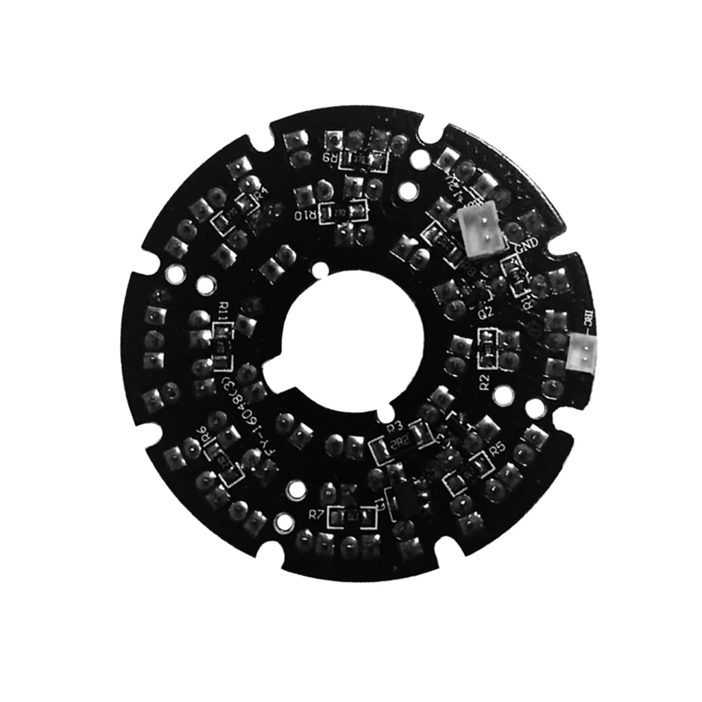 48 LED 940nm IR Infrared Illuminator Board Round Plate IR Illuminator Board Bulb for CCTV Security Camera 