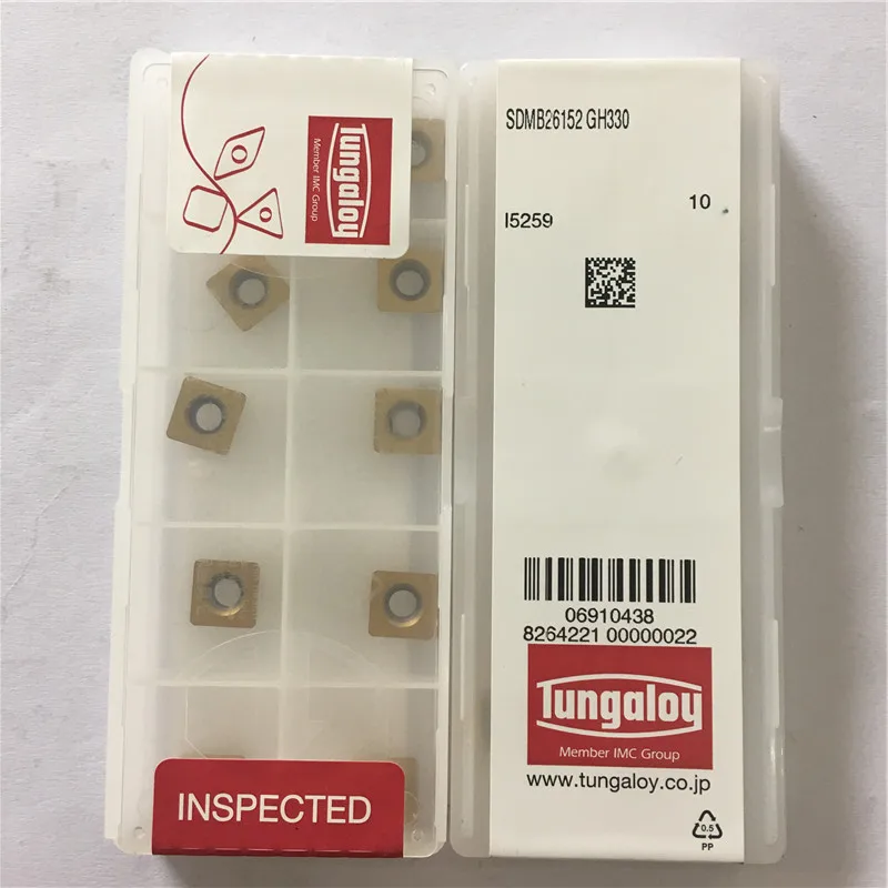 

SDMB26152 GH330 GOLD original TUNGALOY carbide insert milling insert free shipping