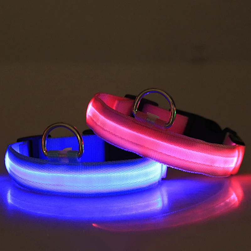 Fashion LED Pet Dog Collar Light Night Safety Glow Pet Supplies In The Dark Dog Leash Dog Accessories For Puppy Cat Chihuahua (13)