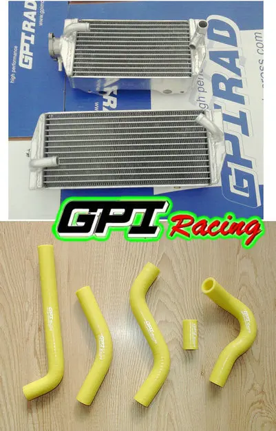 GPI алюминиевый радиатор и шланг для SUZUKI RMZ450 RMZ 450 2006 06 | Автомобили мотоциклы
