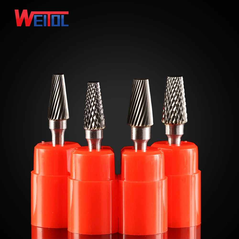 Weitol 1pcs 6mm S type carbide rotary files power tools burrs cutter bits engraving CNC router | Инструменты