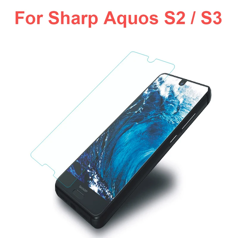 Взрывозащищенная стеклянная пленка для Sharp Aquos S2 AQUS2 защита экрана 9H 2.5D упрочненная защитная пленка на переднюю панель для Sharp Aquos S3