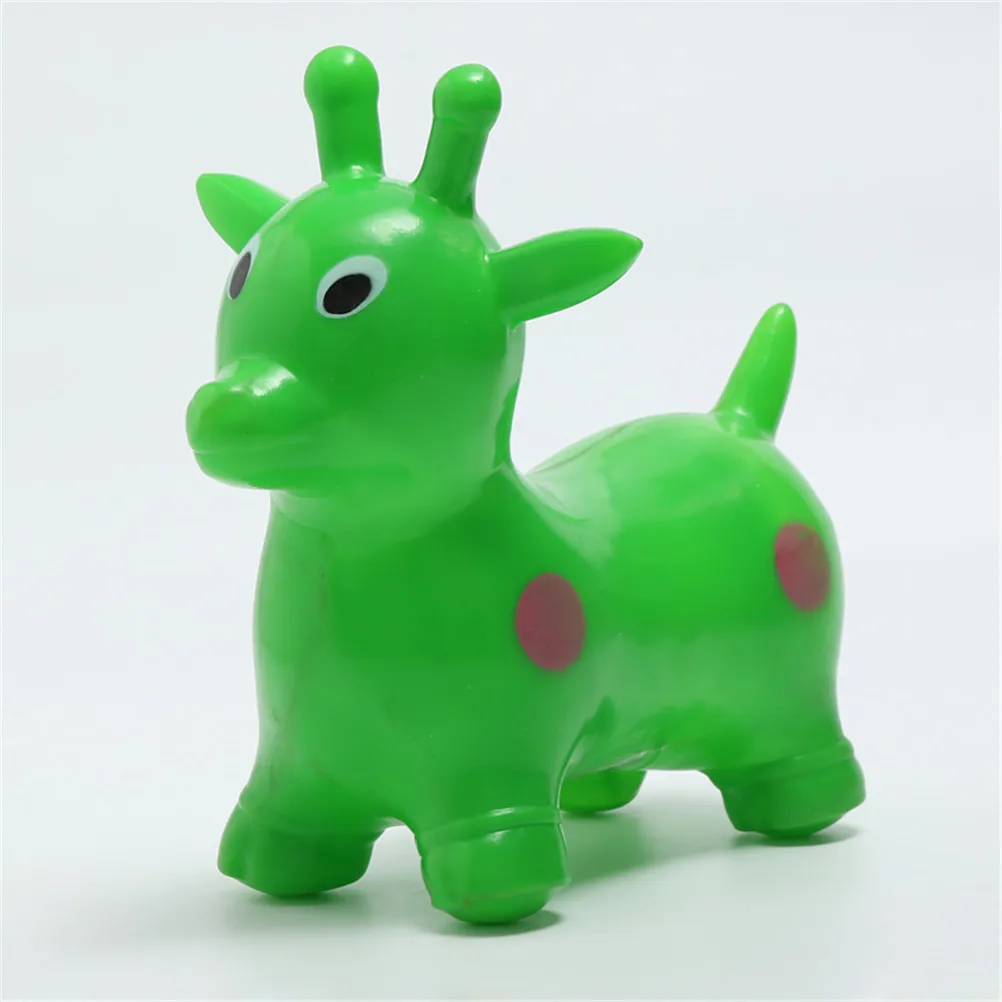 1 шт. аттракционы на животных надувная лошадь прыгун прыжки Детские Подарочные игрушки случайный цвет размер: 32*27*15 см