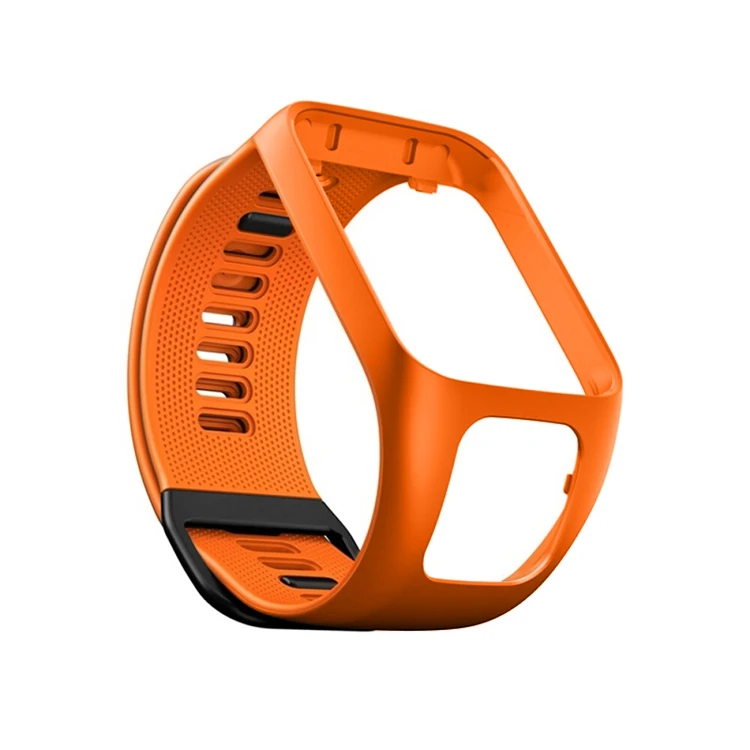 Ремешок для часов TomTom Runner 2 3 Cardio Music сменный Браслет ремешок для часов браслет для TomTom ADVENTURER/Golfer 2 - Цвет: Orange