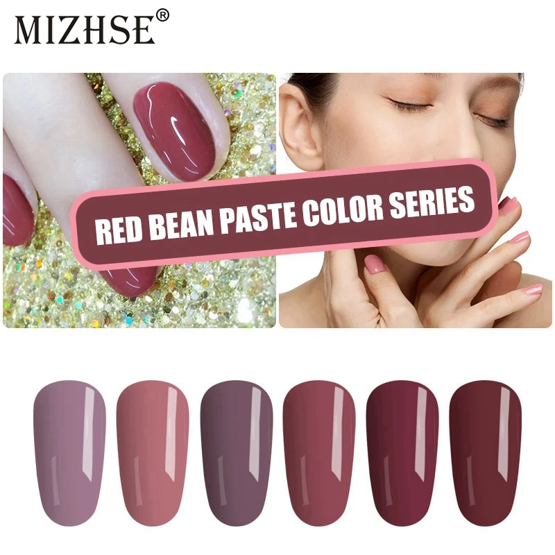 

MIZHSE Gel Varnish Nail Polish UV Hybrid Nail Art Manicure Nails Extensions 7ML Vernis Semi Permanent primer gel nail polish