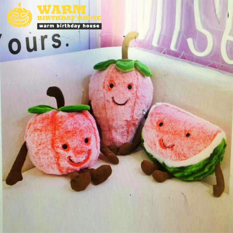 Kawaii Watermelon strawberry Cherry avocado Fruits Soft Plush Cute Toys Stuffed Dolls Pillow for baby kids children girl gifts Kawaii Watermelon strawberry Cherry avocado Fruits Soft Plush Cute Toys Stuffed Dolls Pillow for baby kids children girl gifts