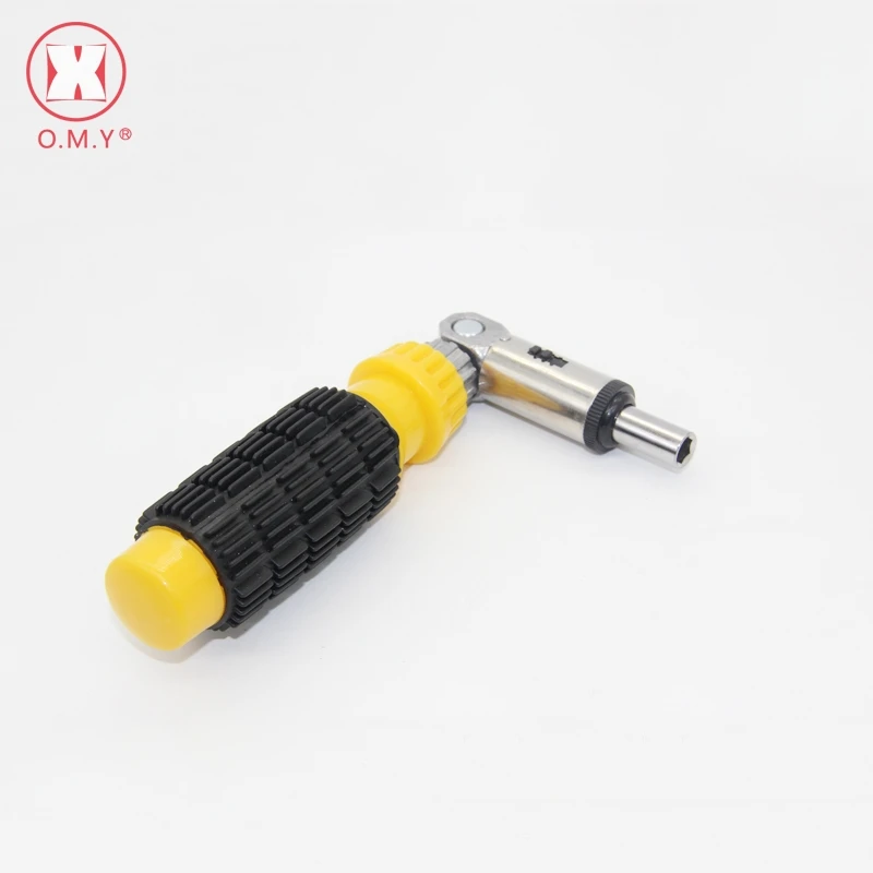 

OMY Portable 1/4 Inch Hex Left/ Right 180 Degree Rotating Carbon Steel Ratchet Wrench Screwdriver Handle Drive Tackle Tool