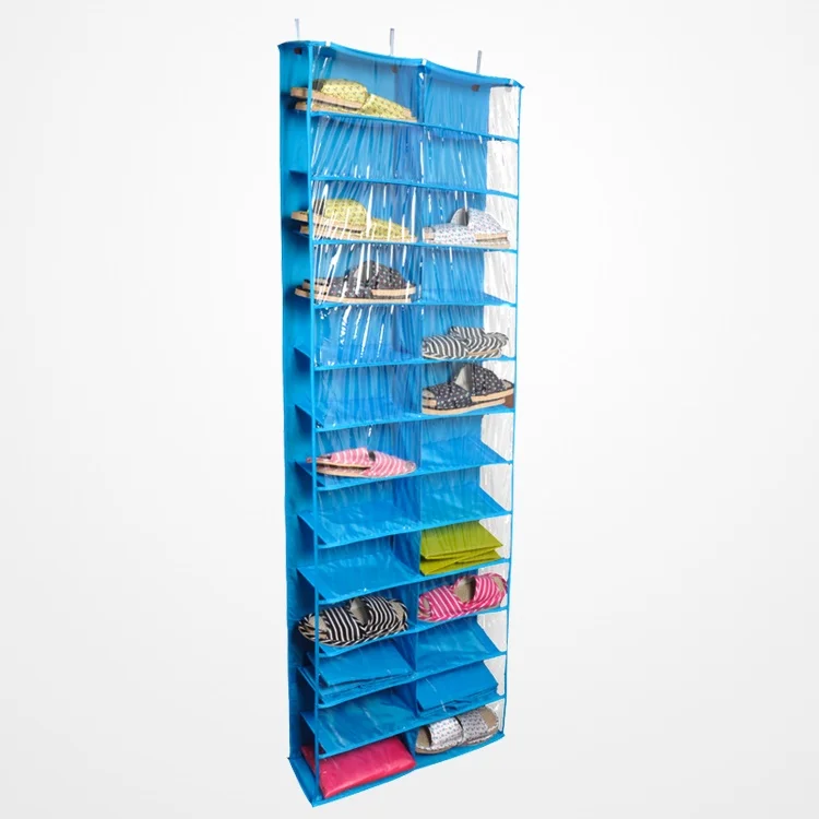 1pcs Over The Door Hanging Shoe Organizer Storage Holder Sorter 1pcs Over The Door Hanging Shoe Organizer Storage Holder Sorter For 26 Pairs Shoes Smart Solution Rack In Bo Bins From Home