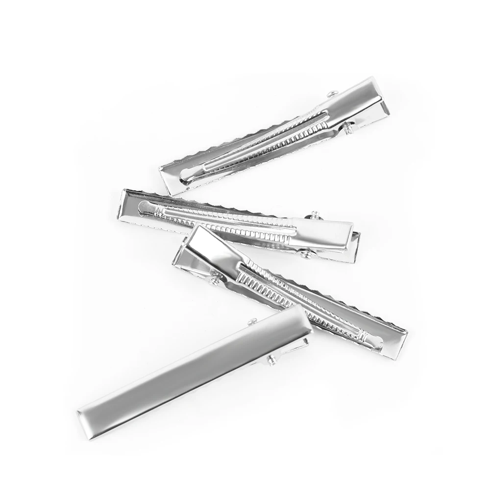 10 шт. металлические зажимы для волос 40 мм/55 мм|hair clips aligator|hair metal cliphair prong |