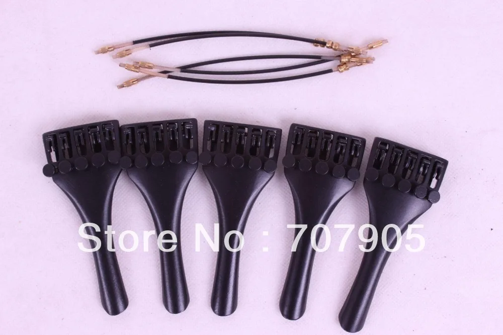 

5 set 4/4 violin parts, tail gut tuner aluminum alloy tailpiece Accessories #E8