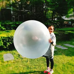 TPR прозрачный пузырь воздушный шар открытый шар надувные игрушечные шары слезоточивый супер надувной для детей Веселые игровые Игрушки