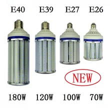 2 шт. E27 E40 уличное освещение E26 E39 Светодиодный лампочки 70 W 100 W 120 W 180 W Кукуруза лампы холодный теплый белый свет промышленный подвесной светильник типа high bay фары