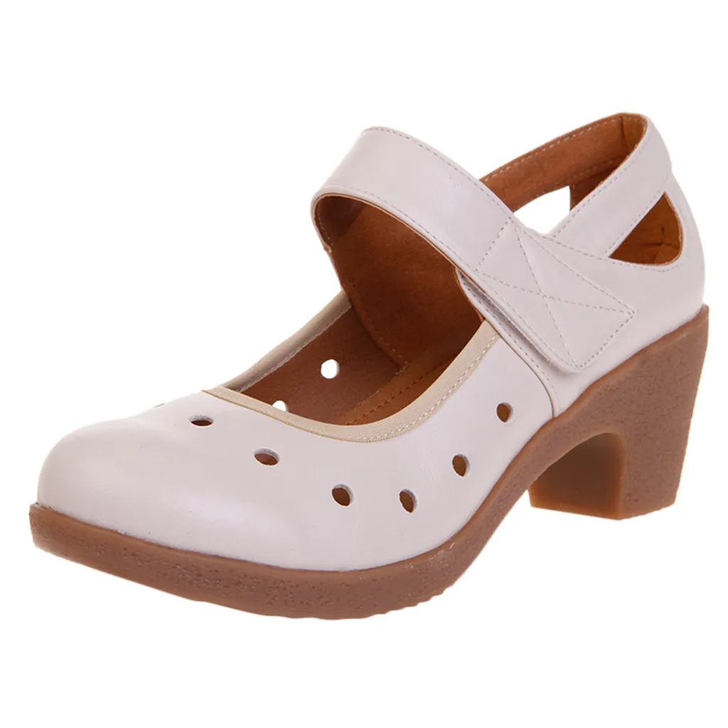 

YOUYEDIAN Women Soft Soles Dancing Shoes Casual Breathable Modern Shoes High Heel Sandals schoenen vrouw sandalen met hak #G25