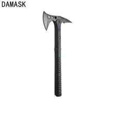 Highest Damask Woodworking Garden Building Axe Fire Ice Army Rescue Tactical Machete Tomahawk Hatchet Axe Outdoor Tool