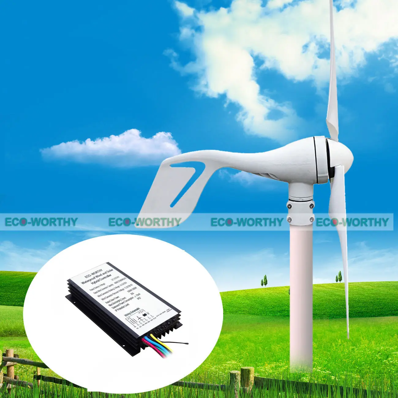 

wind turbine blade 3 Aerogenerator 24v windmill generator small wind power generator 12v wind turbina generator with controller