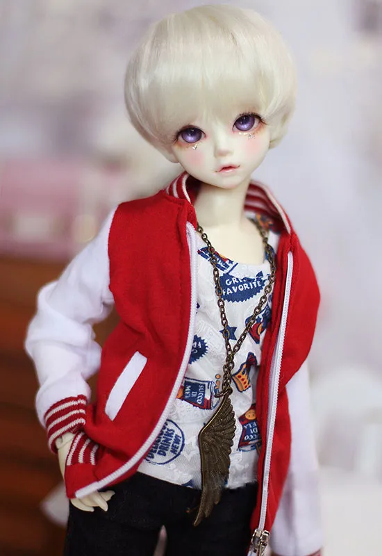 Doll clothes white jointed baseball coats for 1/3 1/4 1/6 BJD DD SD MSD YOSD SD17 Uncle doll colthes accessories Doll clothes white jointed baseball coats for 1/3 1/4 1/6 BJD DD SD MSD YOSD SD17 Uncle doll colthes accessories