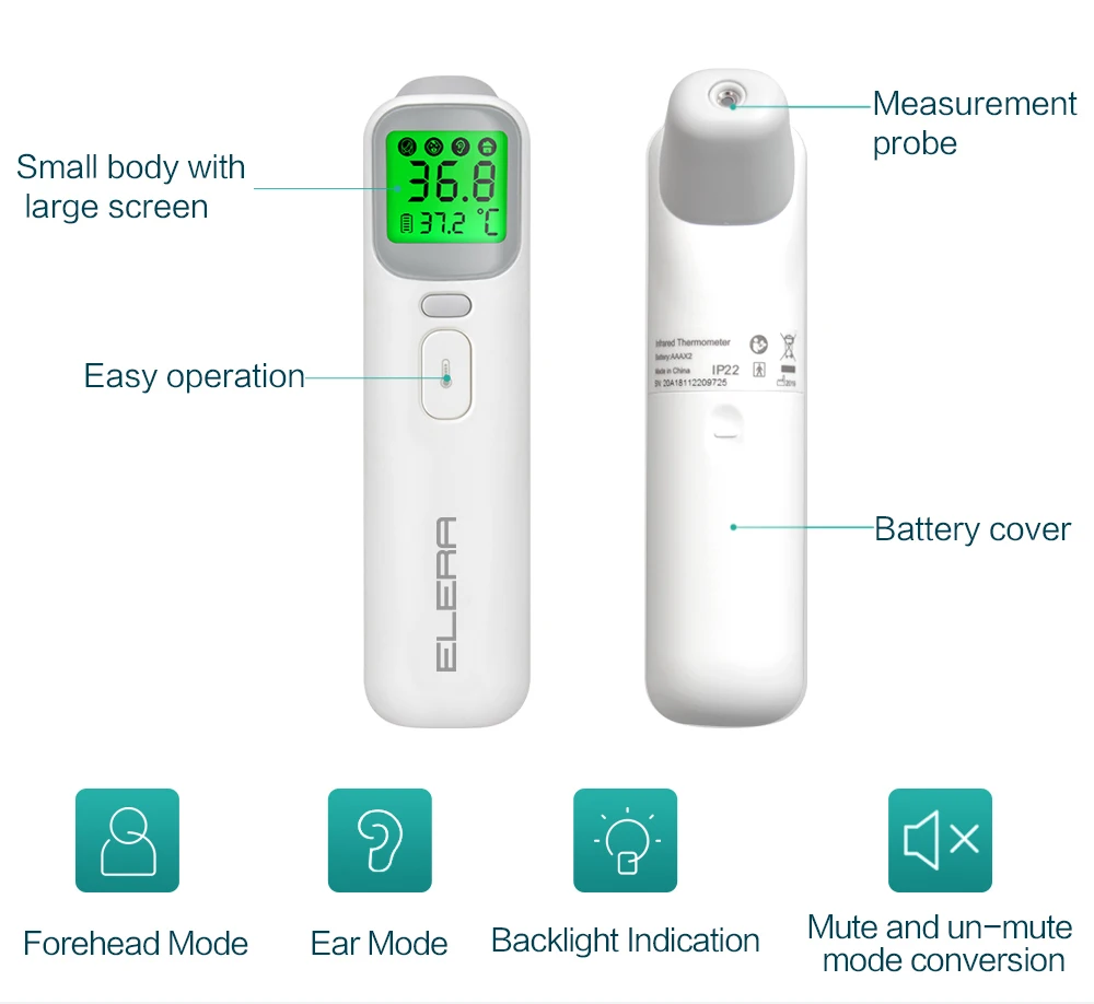 ENVN Инфракрасный цифровой термометр для детей, лоб ухо, ЖК-дисплей, измерение тела, дети, взрослые, температура, ИК, дети, новинка, Бесконтактный Termometro