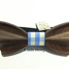 Шелковые галстуки! 20 шт./лот горячий деревянный галстук-бабочка Для мужчин украшения