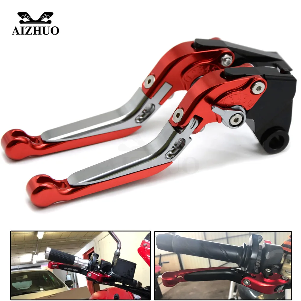 Мотоцикл Рычаги Тормозная система сцепления Выдвижная для DUCATI MONSTER 796 696 400 620