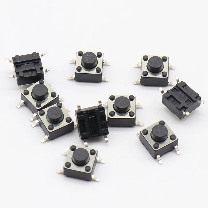 Тактовый переключатель 6*6*5 100 шт тактильный 6x6x5 SMD SMT высота 5 мм|switch|height |