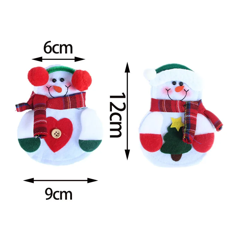 Cute Snowman Decorative Home Gift Bags Christmas Pretty Decorations Table Sets 