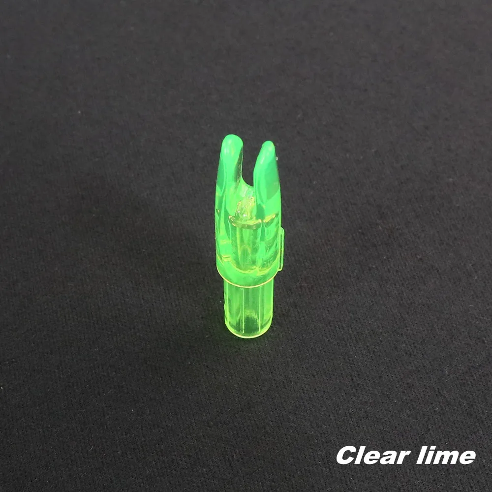 archery arrow nocks lime (5)