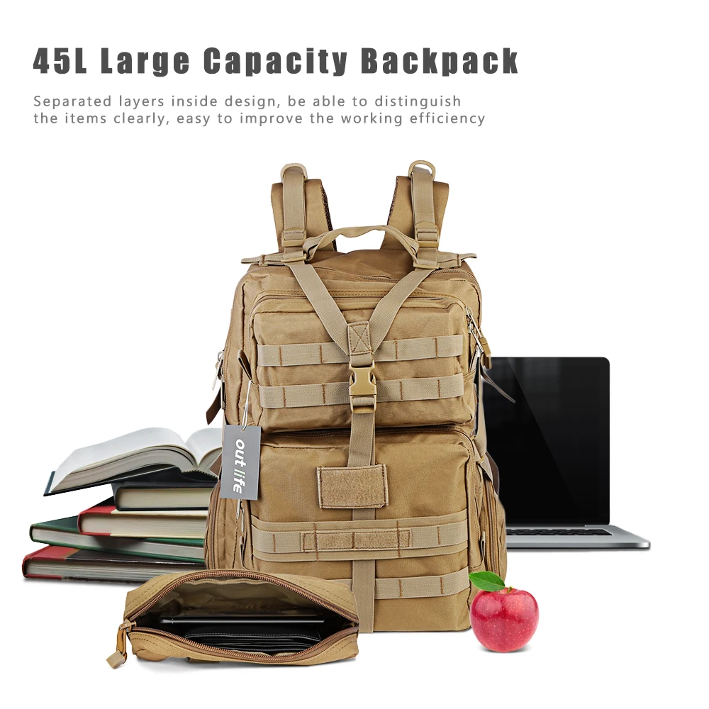 Outdoor Sports Tactical Hunting Backpack Camping Men's Waterproof Military Bag (5)