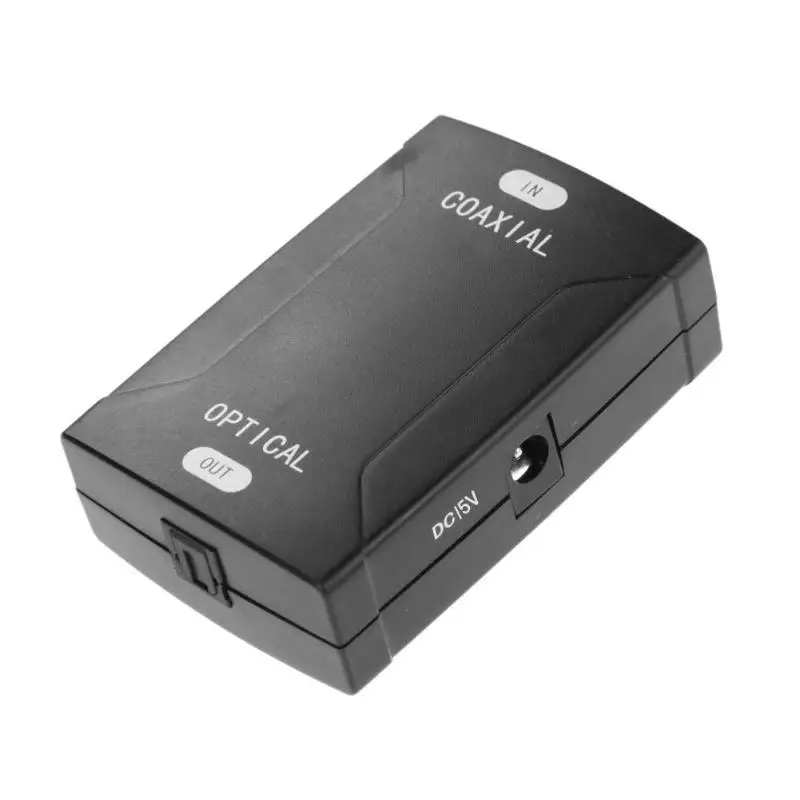 

EU Coaxial RCA to Optical ToSlink SPDIF Digital Audio Converter Coaxial RCA Optical ToSlink SPDIF Adapter Digital Audio Cable