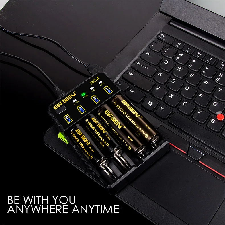 BC4 Basen Electronics rechargeable li-ion battery charger 4 slot intelligent 18650 battery charger INPUT OUTPUT _13