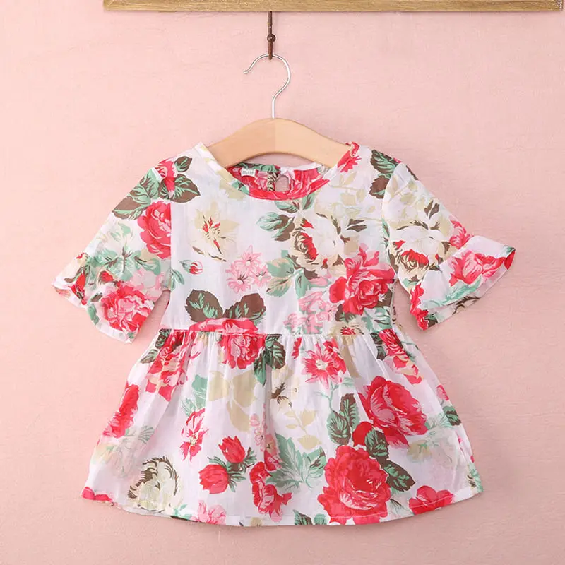 

Girls dresses new fashion 2016 summer baby dress baby girl clothes kids pattern cotton dress girls clothes