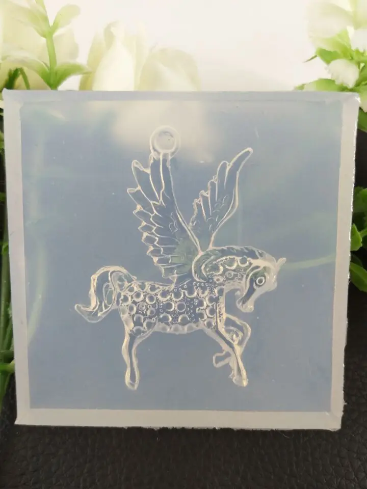

New Handmade diamond unicorn Crystal Epoxy Silicone Mold Mould For Epoxy Resin Jewelry Making DIY Craft