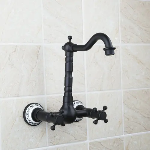 nuovo 10 a parete lucidato olio nero bronzo 97114 vasca da bagno rubinetto torneira bagno