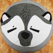 Новое поступление, хлопковые милые лисы для маленьких детей игровой коврик, детские игры мат Детская комната Декор ковер игровой коврик дети фотографии подарок