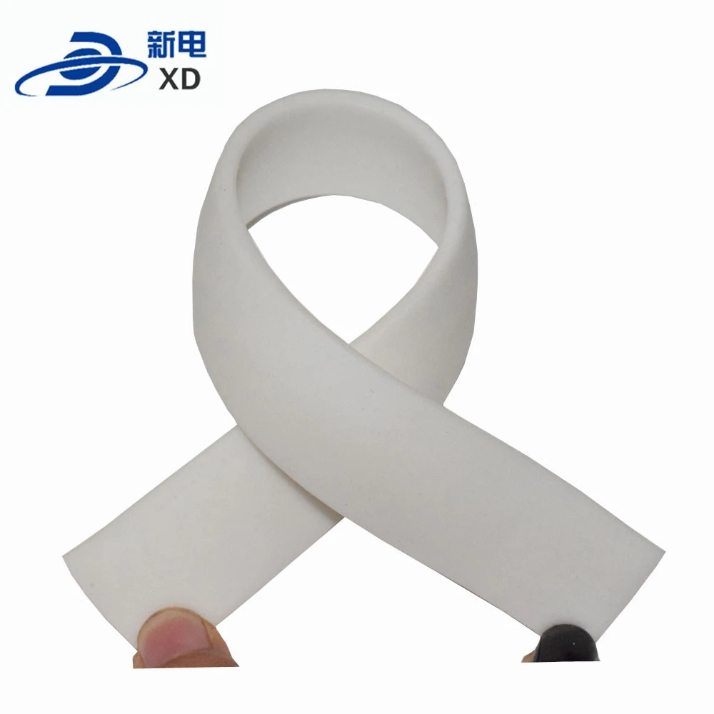 Белая плоская резиновая лента кремнезема для более длинного срока службы, официальной пылезащитной и анти- столкновения прокладки защиты