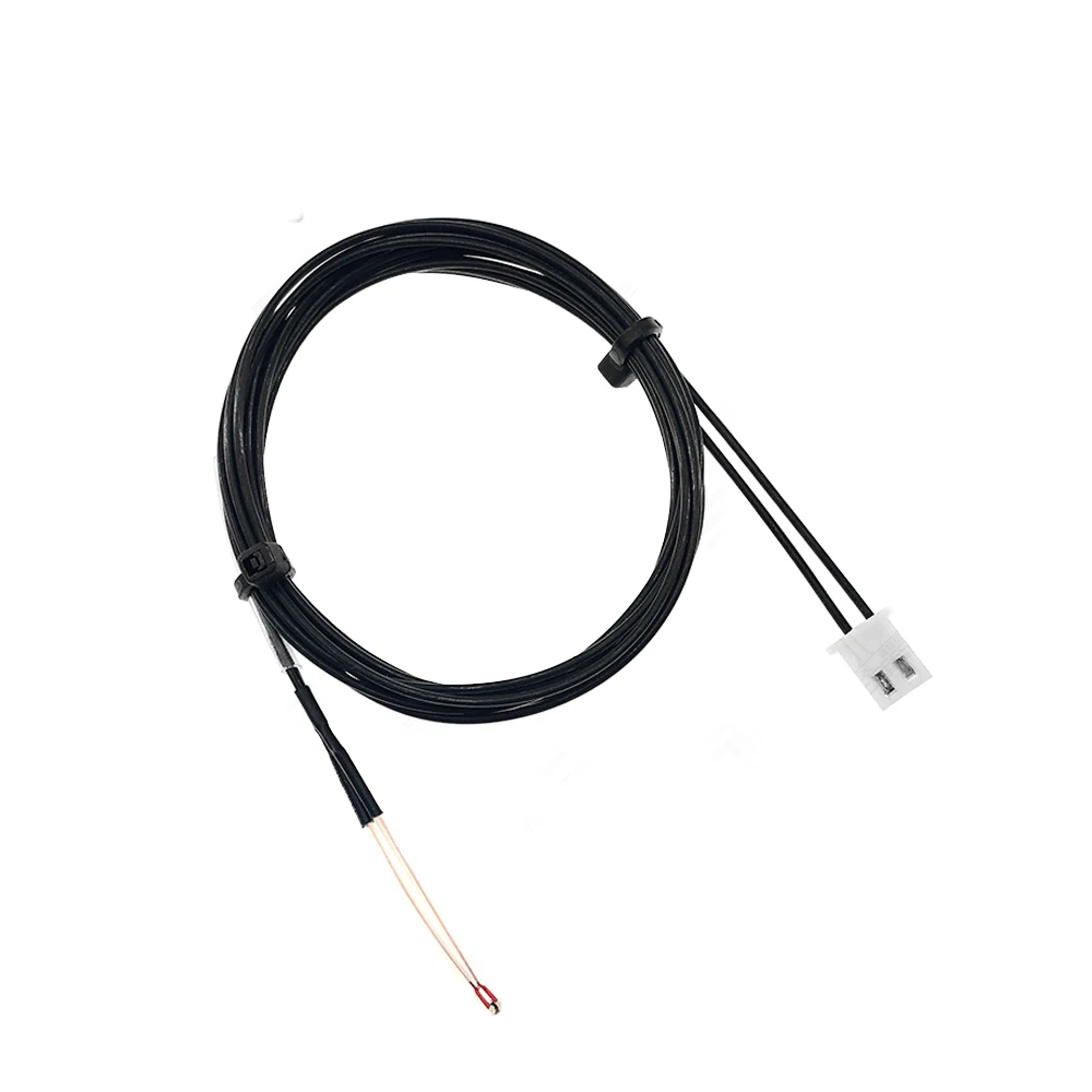 100K Ohm NTC 3950 Thermistor Sensor with Cable - Temperature Sensor with 1M Line for 3D Printer Accessories