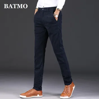 

BATMO 2019 new arrival high quality smart casual pants ,men's Straight trousers ,plus-size 889