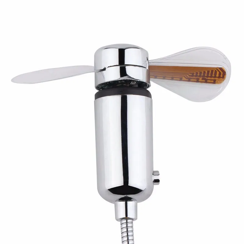 Creative-USB-Mini-Clock-LED-Light-USB-Fan-Time-Clock-sFlexible-Cool