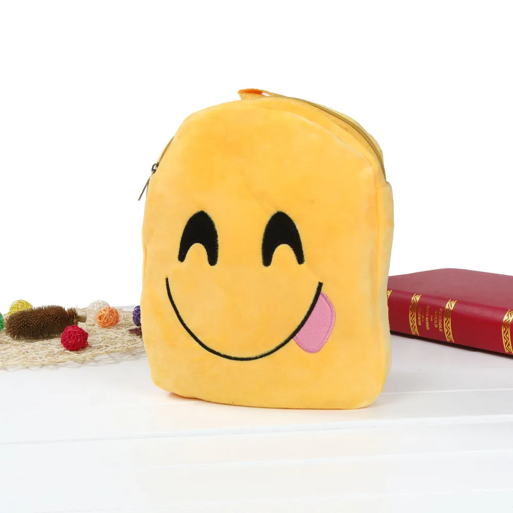 

10 style Cute Children School Bag Emoticon mochila feminina Satchel Rucksack Bags zaino rugzak Fashion Bags for Lovely Gir