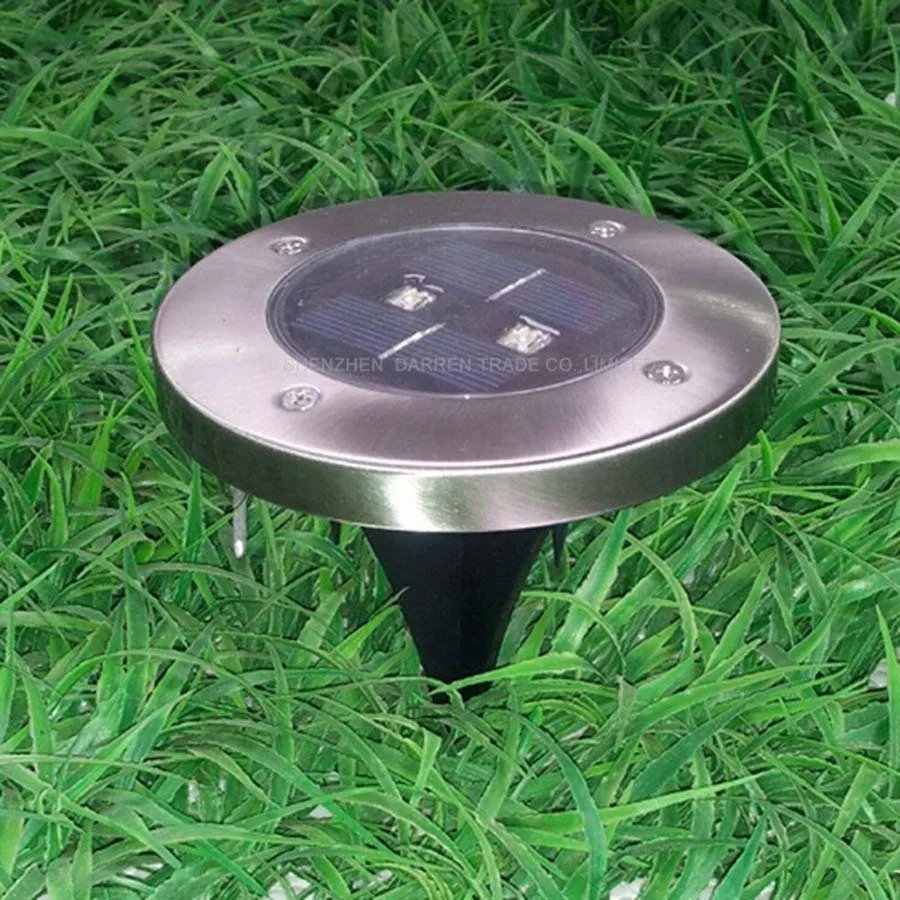 Free By DHL solar Lawn Lamp Waterproof Solar Powered Outdoor Path Garden Patio Landscape Solar Floor Lamp Lights