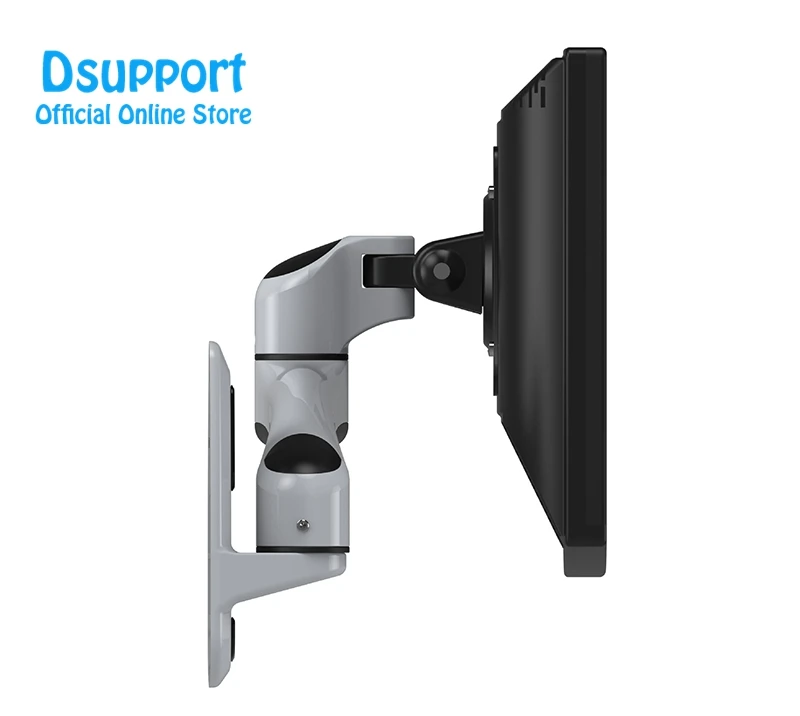Алюминиевый сплав 1"-27" светодиодный держатель для ЖК-монитора FE111W вращающийся Вращающийся Кронштейн для телевизора на стену поддержка монитора Максимальная нагрузка 8 кг