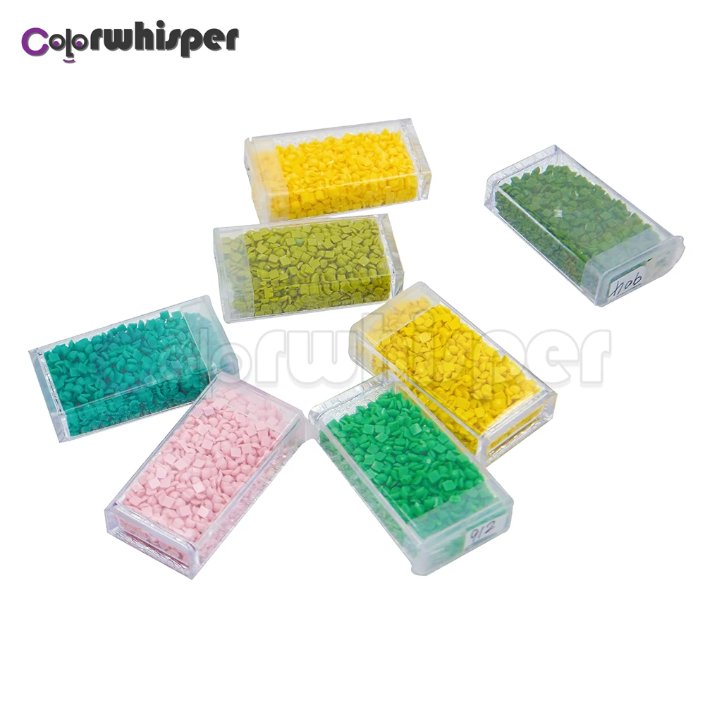 Baratos Caja de accesorios de pintura de diamantes de imitación de diamante transparente