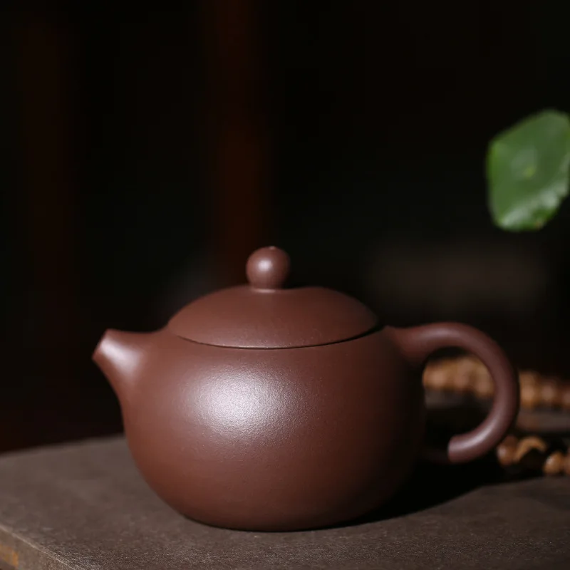 Красивый чайник фиолетовая глина Zisha Китайский кунг-фу 180cc посуда для напитков