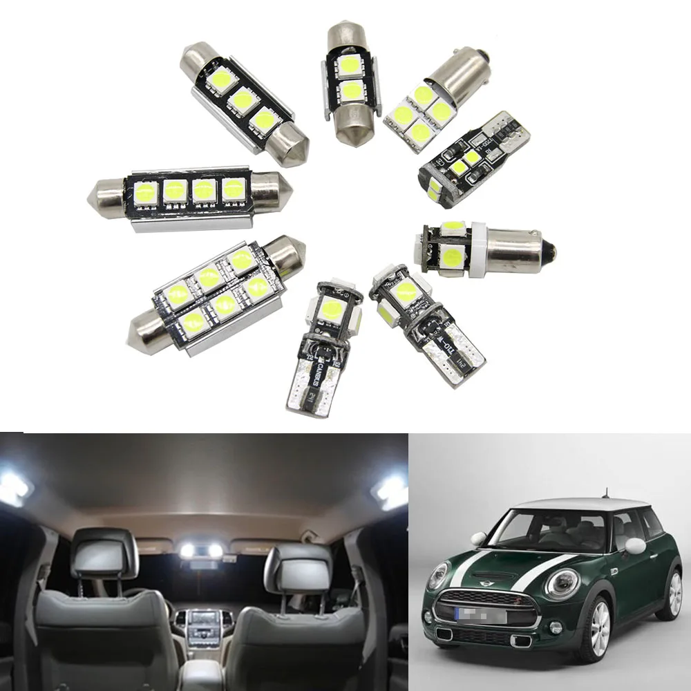 

15x free shipping Error Free Car LED Interior Light Kit Auto Led Bulbs For MINI Cooper r50 r53 S/JCW accessories 2001-2006