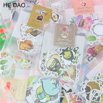 

1 Bag Cute Cartoon Korean Style Decorative Stickers Adhesive Stickers Scrapbooking DIY Decoration Diary Stickers