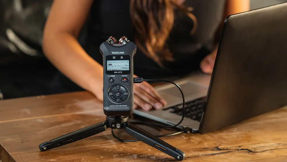 Новинка TASCAM DR07X DR-07X стерео ручной цифровой аудио рекордер интервью рекордер HD шумоподавление записывающая ручка