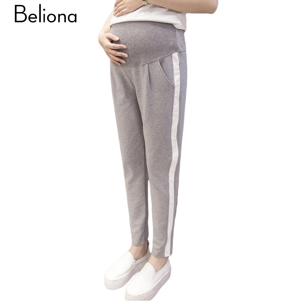 Aliexpress.com : Buy Fashion Maternity Sweatpants Black Gray Pregnancy ...